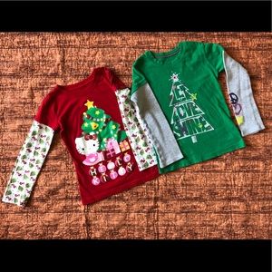 Set of Long Sleeved Xmas Shirts